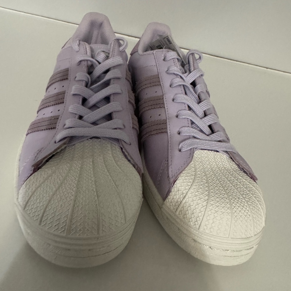 Adidas Superstar Lilac snd Silver Sneakers. NWT - Picture 4 of 7